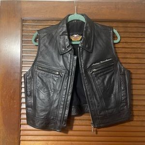 Harley Davidson women leather vest